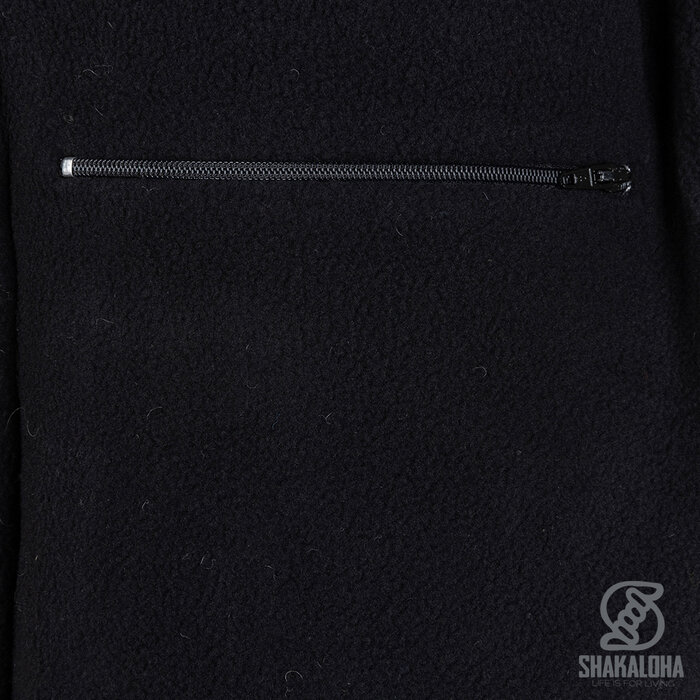 Shakaloha Dames Pendle ZipHood GrijsBruin wollen gebreid vest