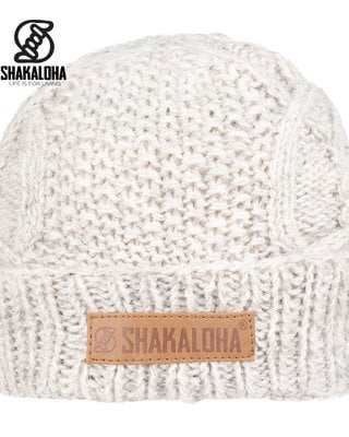 Shakaloha Gorro de lana beige talla única