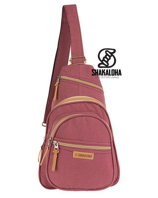 Shakaloha Bolso Diagoni burdeos
