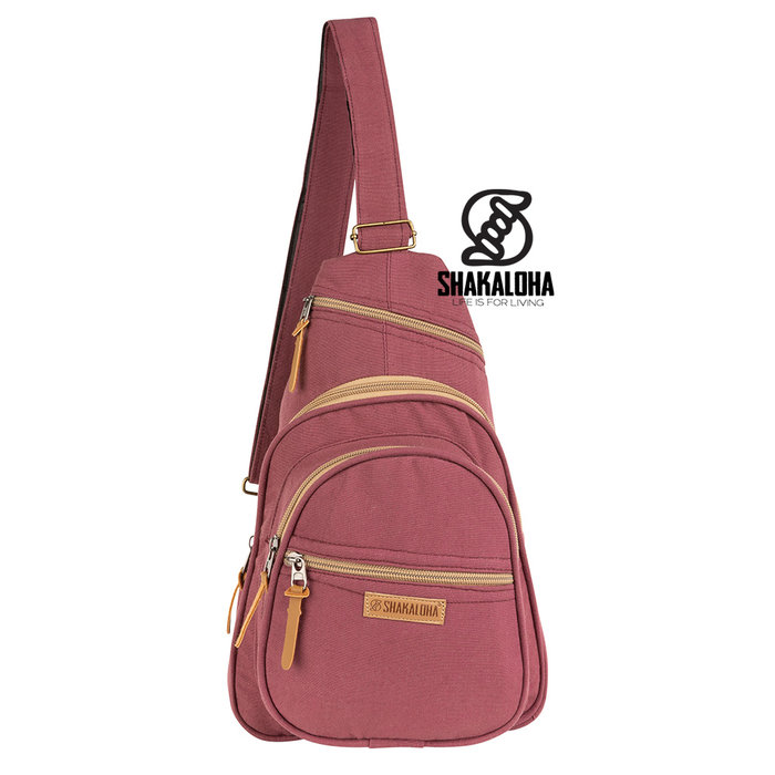 Shakaloha Bolso Diagoni burdeos