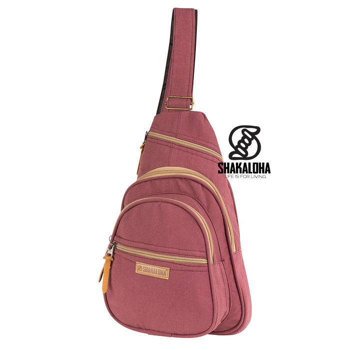 Shakaloha Bolso Diagoni burdeos