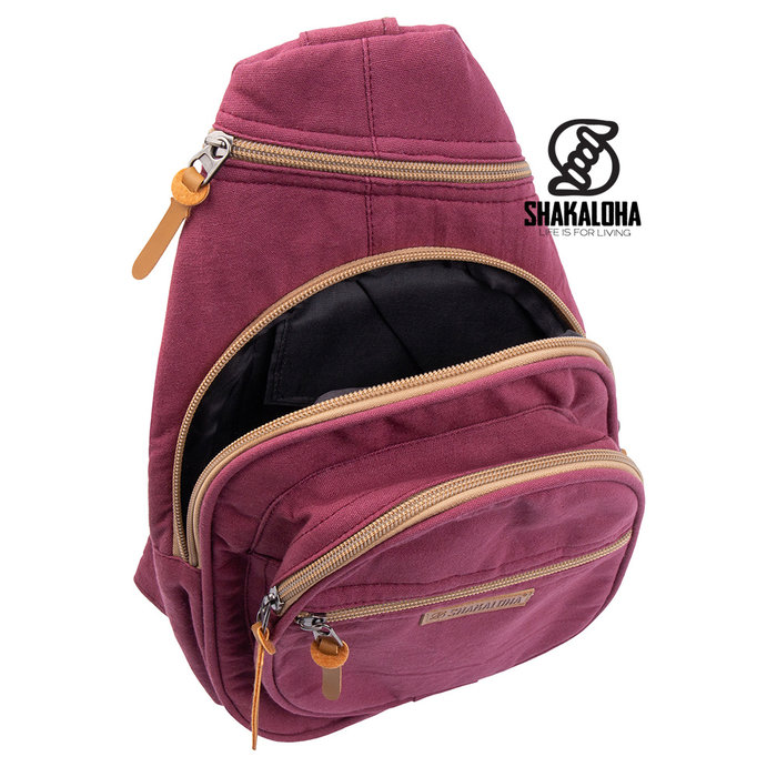 Shakaloha Bolso Diagoni burdeos