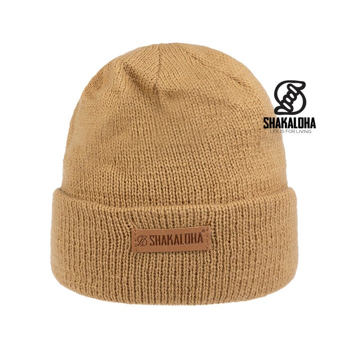 Shakaloha Buck Beanie TanBrown Merino Wool