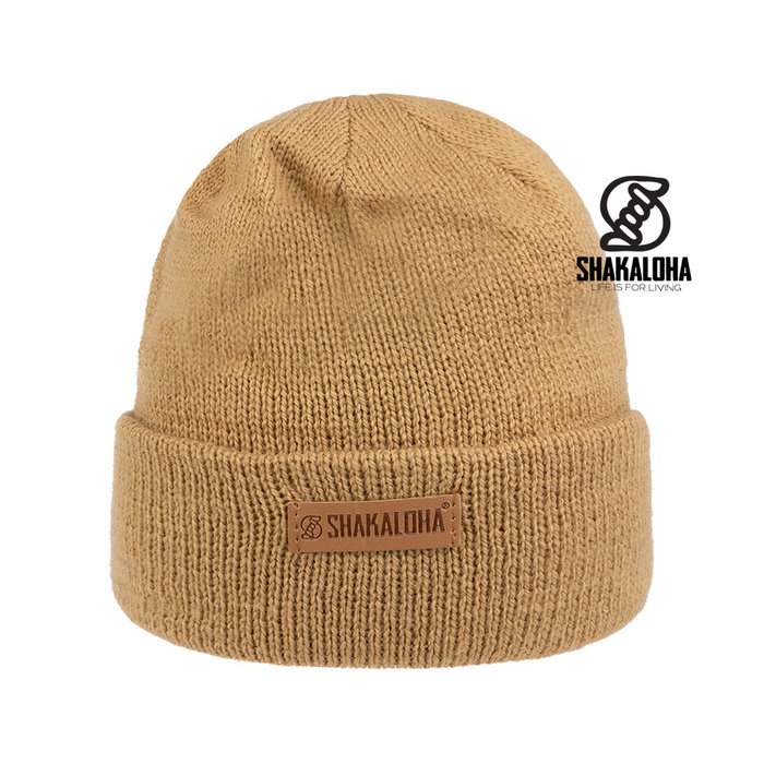 Shakaloha Buck Beanie TanLaine Mérinos Marron