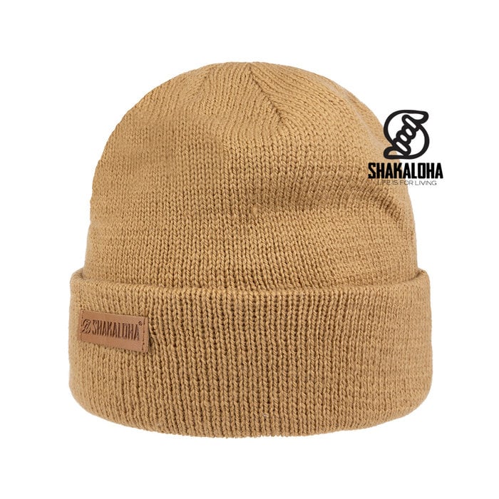 Shakaloha Buck Beanie Hellbraune Merinowolle