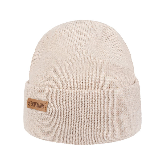 Shakaloha MERIWOOL Merino Wool Cuff Beanie Bonnet d'hiver pour homme et femme