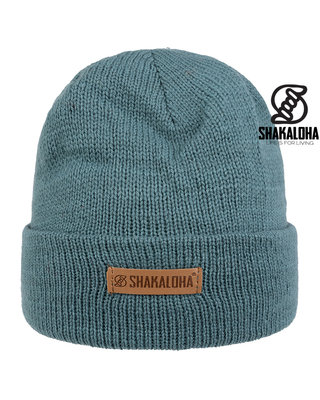 Shakaloha Sombrero de pescador de merino verde azulado invernal