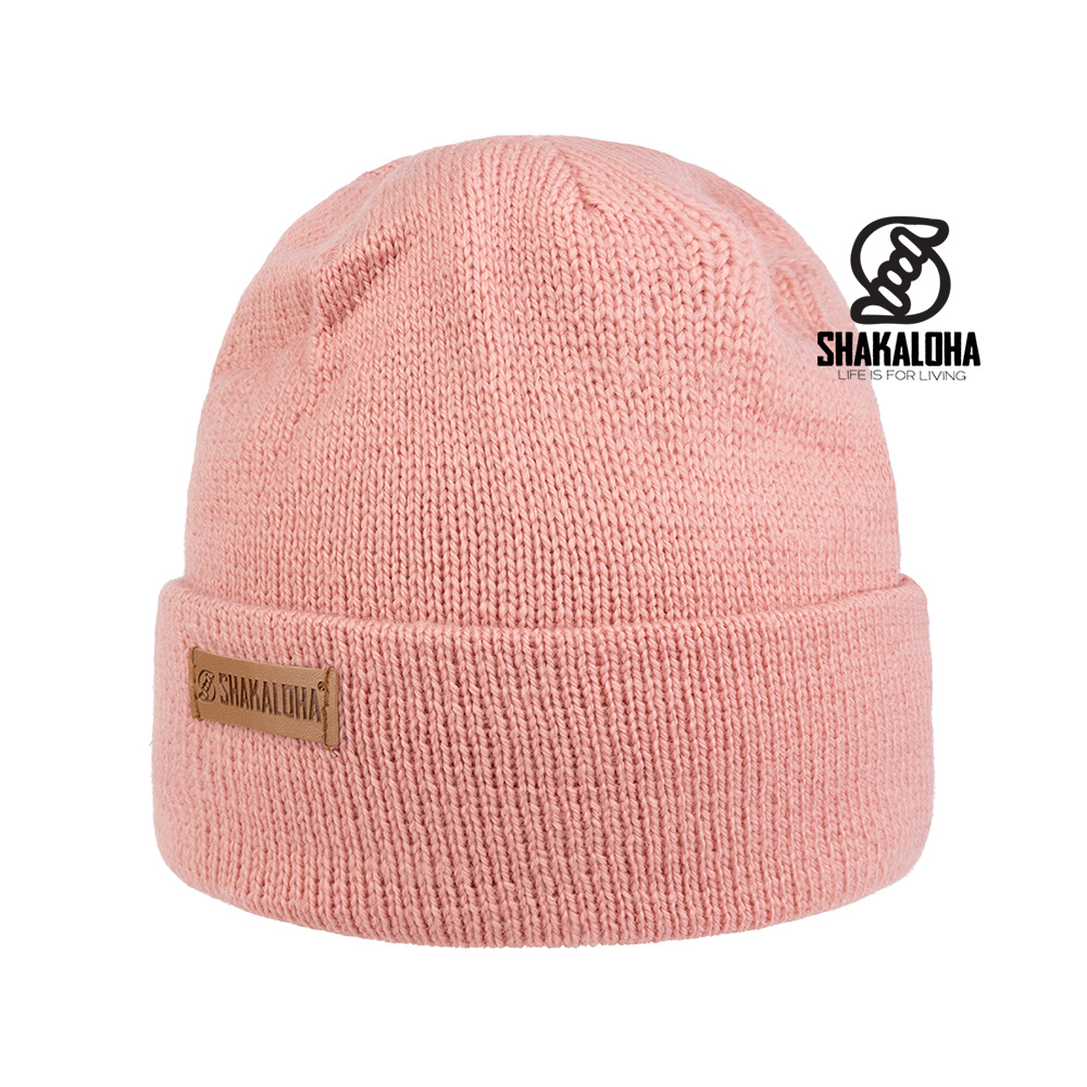 Shakaloha Bubblegum Pink Merino Wool Beanie