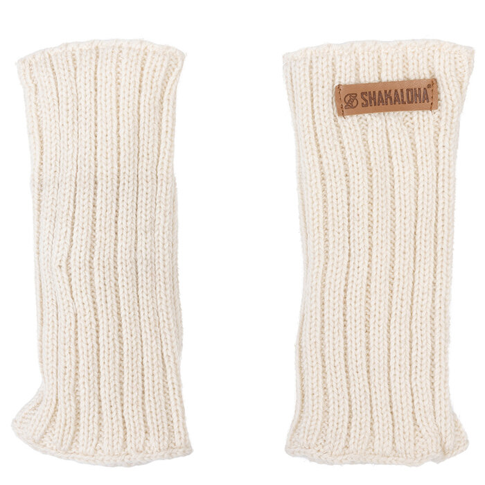 Shakaloha Hubba Handwarmer Merino Wool in ivory color