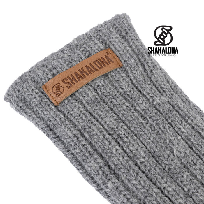Shakaloha Calentador de manos Hubba de lana merino gris