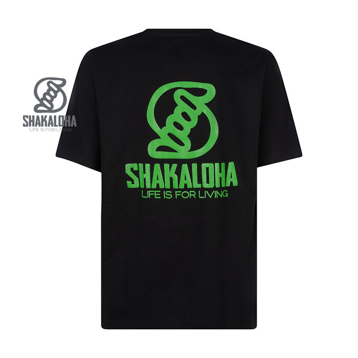 Shakaloha Camiseta M Shout Negra