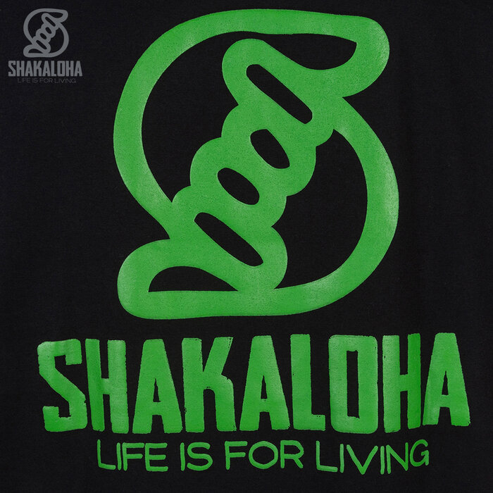 Shakaloha Camiseta M Shout Negra