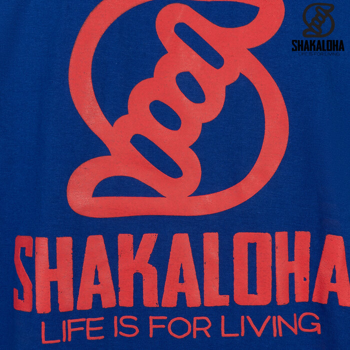 Shakaloha Camiseta M Shout Azul Real