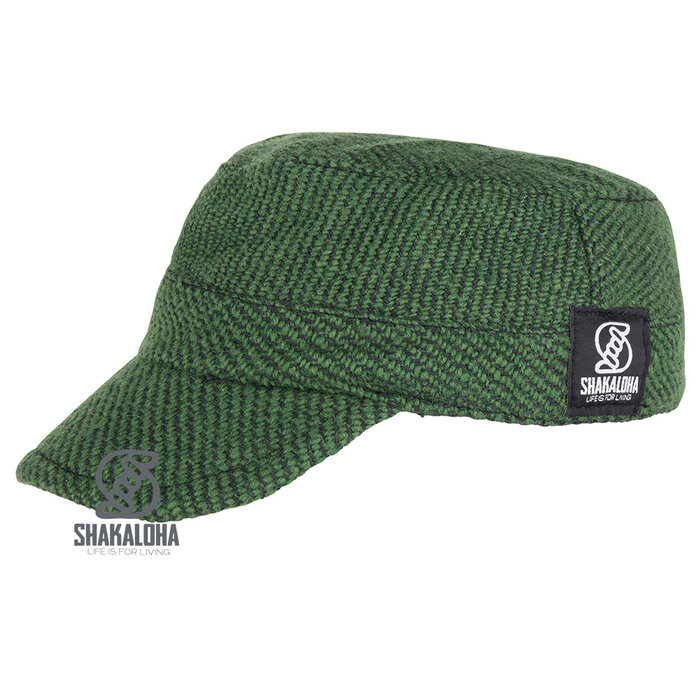 Shakaloha Gorra de lana Waylon verde
