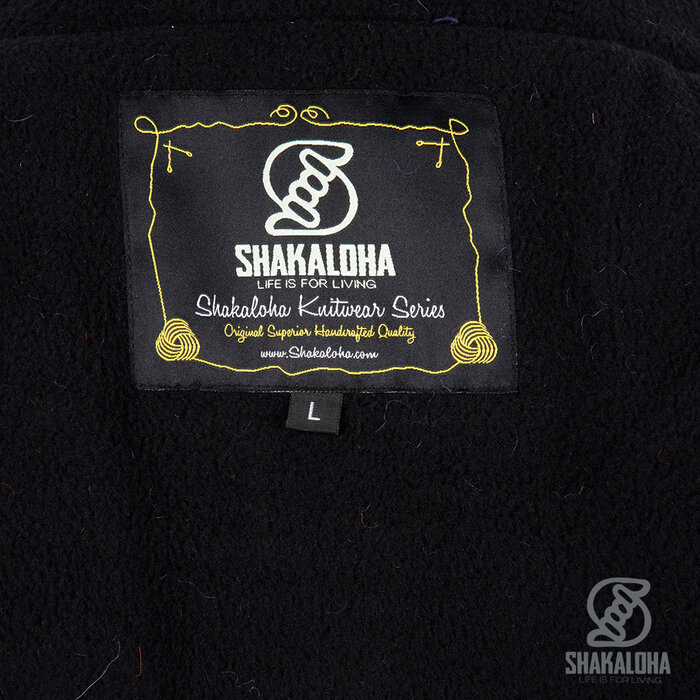 Shakaloha W Flip Blue Women's Wool Vest with teddy fleece lining