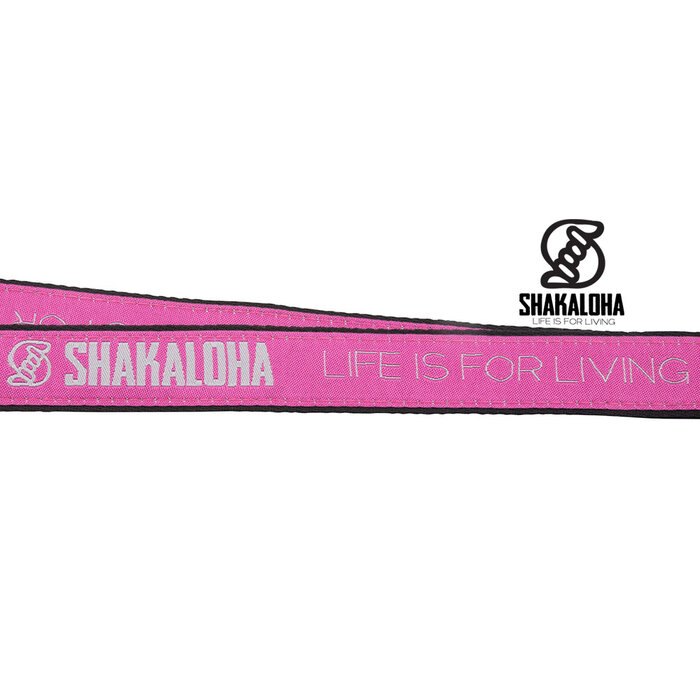 Shakaloha Cordón de la suerte rosa y gris