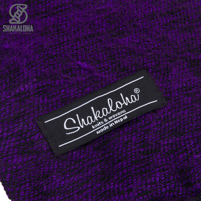 Shakaloha Kanoa Shawl PurpleBlack