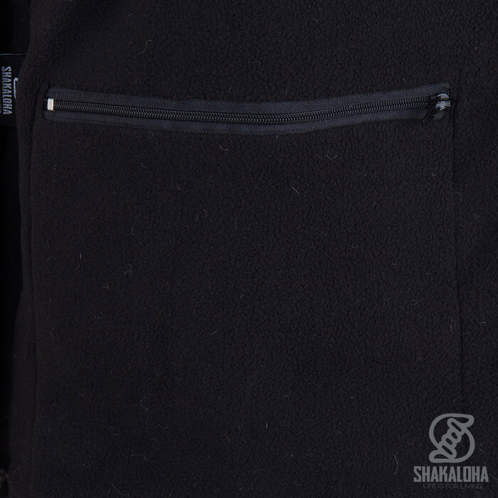 Shakaloha Gebreid wollen herenvest Montana Ziphood Bona Blue