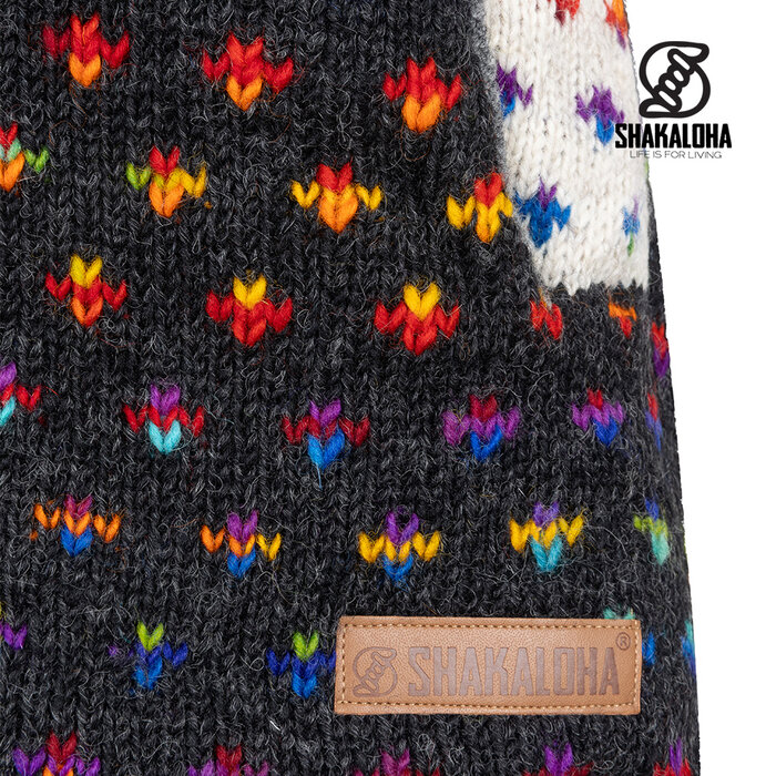 Shakaloha W Glow ZH BeigeAnthra WollbodyWarmer Damen