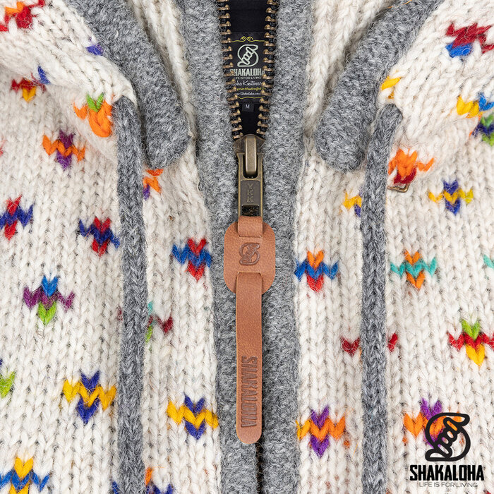 Shakaloha W Glow ZH BeigeAnthra WollbodyWarmer Damen