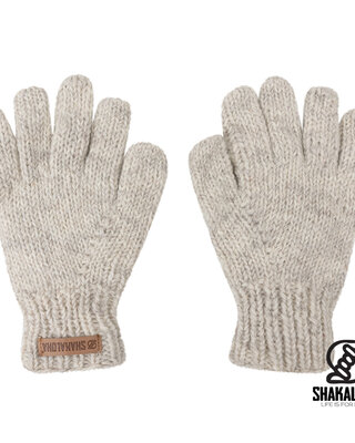 Shakaloha Glitz Knitted Glove Wool Beige