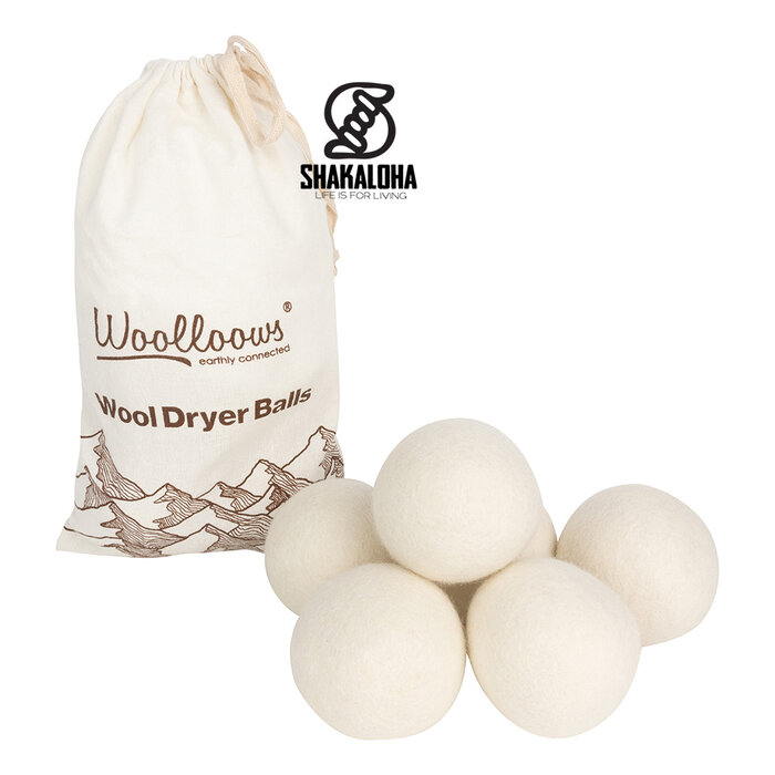 Woolloows Woolloows WasDroger Ballen  6-pack White