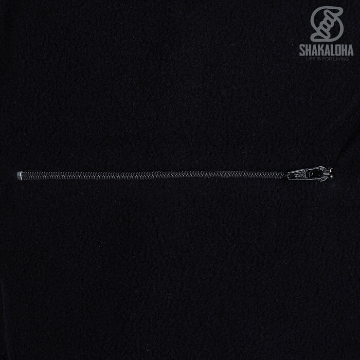 Shakaloha Chaleco de lana azul para hombre con capucha Crafter