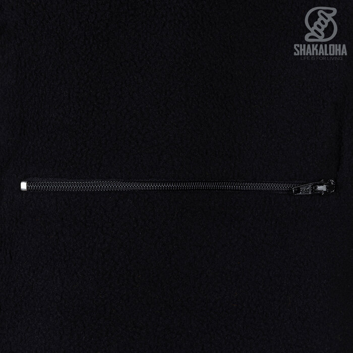 Shakaloha W Cross Mosterd lang wollen dames vest