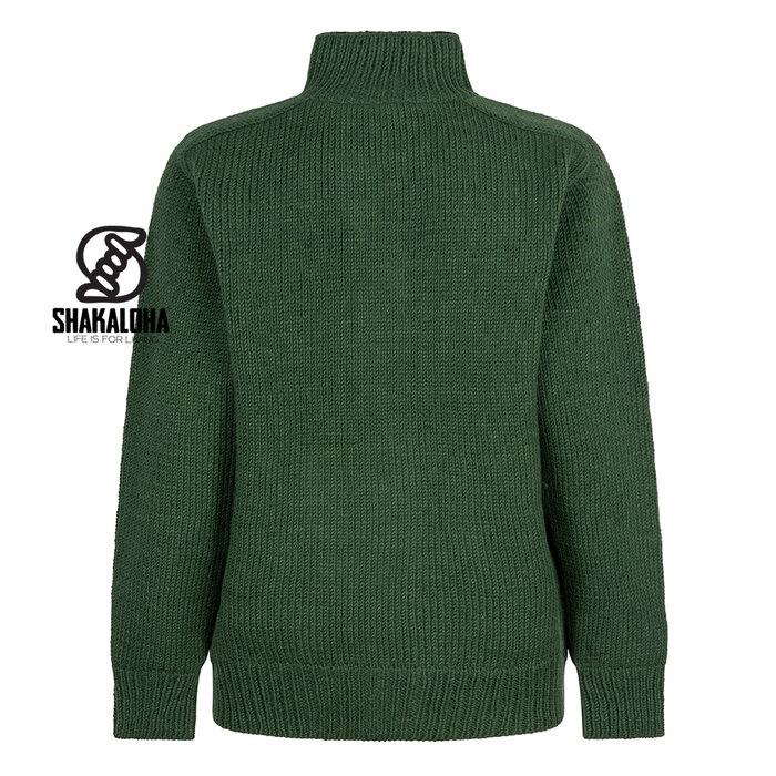 Shakaloha M Maruni Forrest Green Knitted Cardigan with buttons