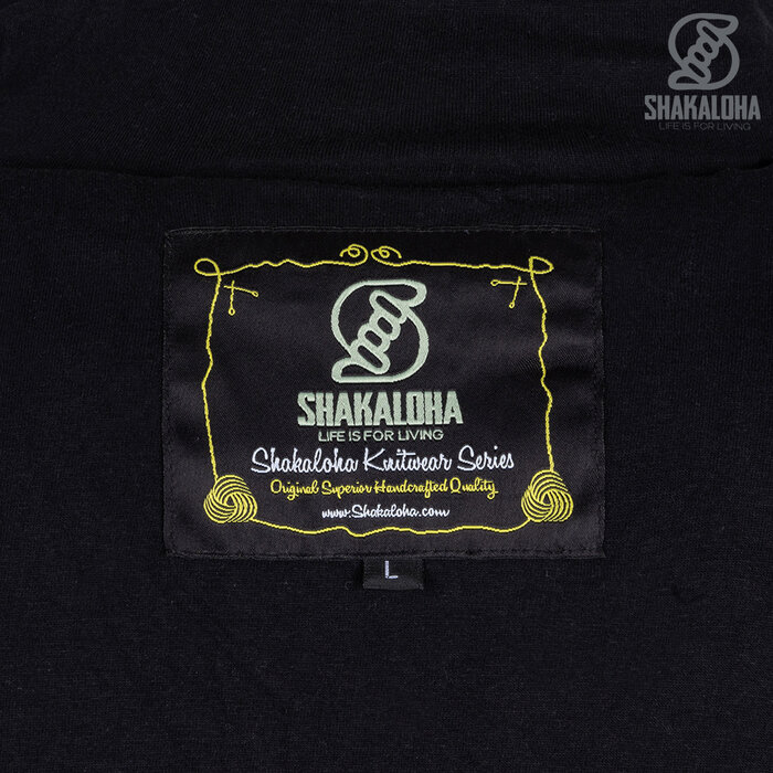 Shakaloha M Maruni Dark Blue Navy Knitted Wool Men's Cardigan with Buttons