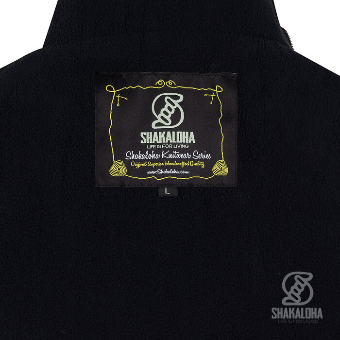 Shakaloha W Pendle ZH – handgemaakt wollen damesvest met fleecevoering, 2‑weg YKK‑voorrits en afneembare capuchon (roze/beige)