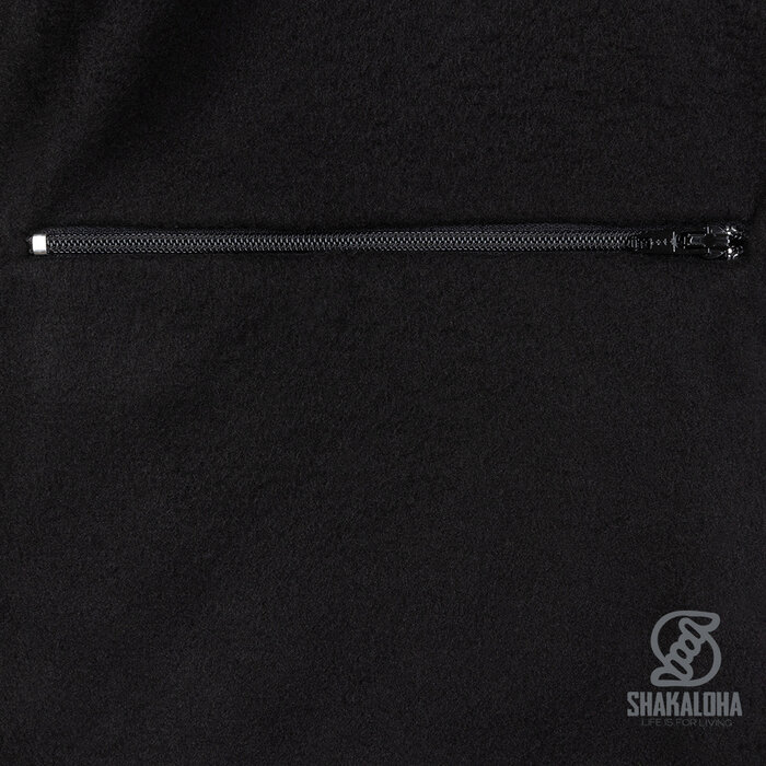 Shakaloha W Pendle ZH – Cárdigan de lana para mujer hecho a mano con forro polar, cremallera frontal YKK de dos vías y capucha desmontable (marrón/azul cielo)