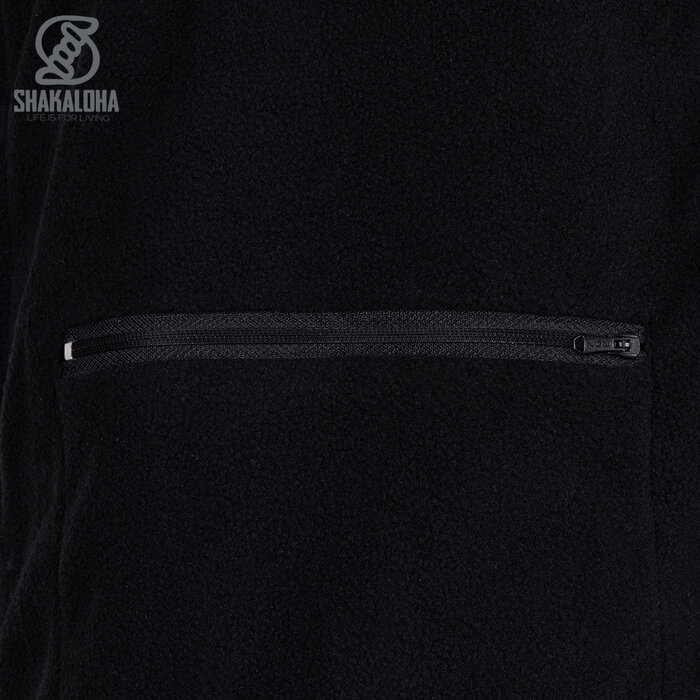 Shakaloha M Summit ZH – giacca in lana da uomo con fodera in pile, zip YKK, carrè trapuntato e taschino sul petto (Beige/Antracite)