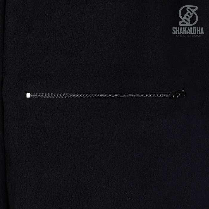 Shakaloha W Itaka BeigeSteel – Cárdigan de punto de lana para mujer con forro polar, cremallera frontal YKK, canesú acolchado en los hombros, bolsillo en el pecho, 2 bolsillos laterales, corte regular.