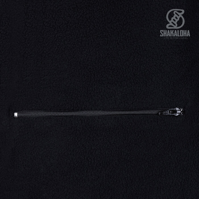 Shakaloha W Itaka CaramelAntraciet – gebreide wollen damesvest met fleecevoering, YKK frontzip, doorgestikte schouderpas, borstzak, 2 steekzakken, regular fit.