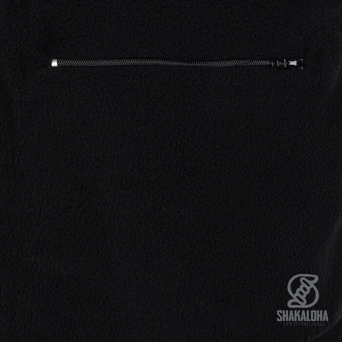 Shakaloha M Luma – wollen herenvest met fleecevoering, YKK frontzip, afritsbare capuchon met trekkoorden, 2 steekzakken, ribboorden, regular fit.