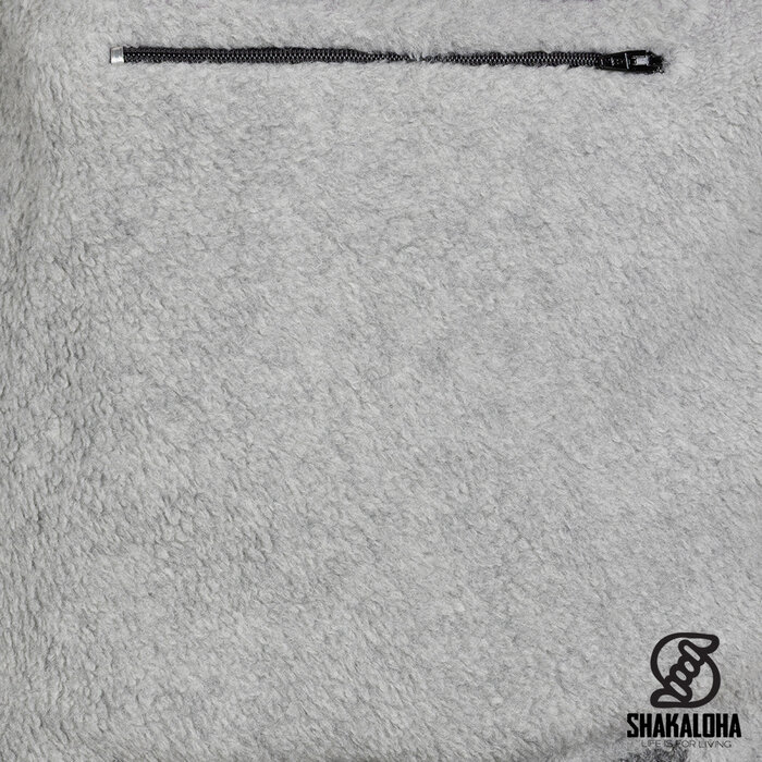 Shakaloha M Luma – wollen herenvest met fleecevoering, YKK frontzip, afritsbare capuchon met trekkoorden, 2 steekzakken, ribboorden, regular fit.