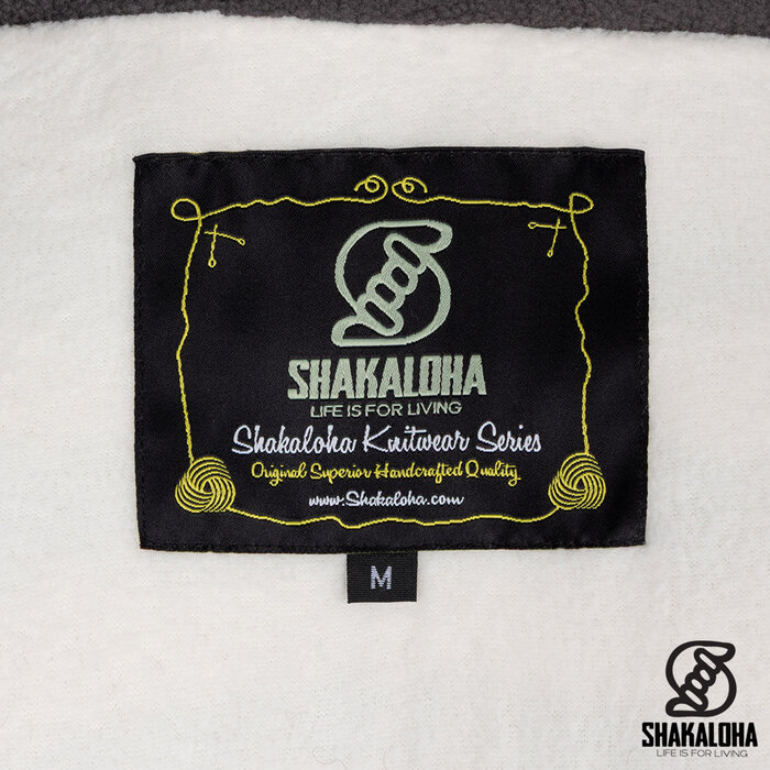 Shakaloha M Luma – Chaleco de lana para hombre con forro polar, cremallera frontal YKK, capucha desmontable con cordones, dos bolsillos laterales, puños y dobladillo acanalados, corte regular.