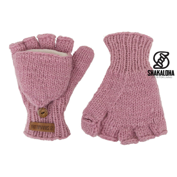 Shakaloha Guantes de cargador rosas