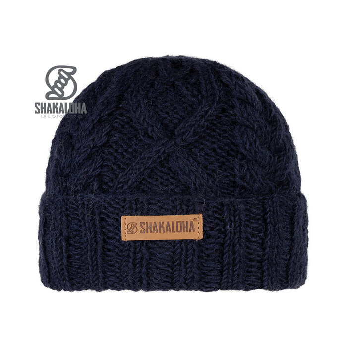 Shakaloha Gebreide Wollen Muts Loader Beanie Navy