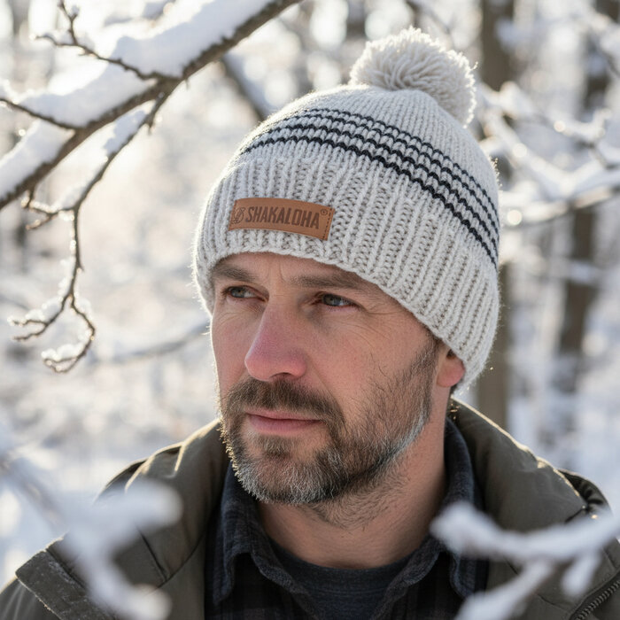 Shakaloha Gorro de lana de punto Biper con forro polar