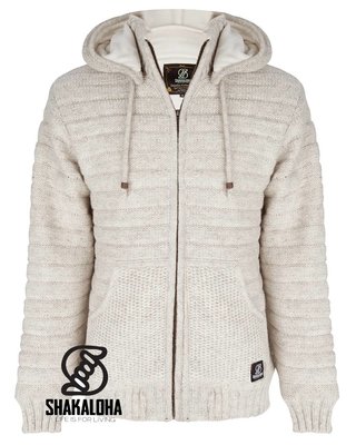 Shakaloha Sudadera con capucha Chuck Ziphood beige