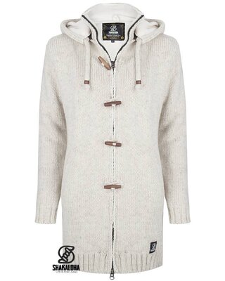 Shakaloha Chaqueta de cuerda de madera beige