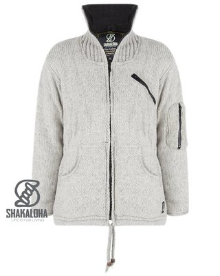 Shakaloha Gilet Col Crush Gris