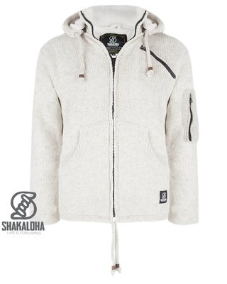 Shakaloha Chaqueta con capucha y cremallera Crush Beige