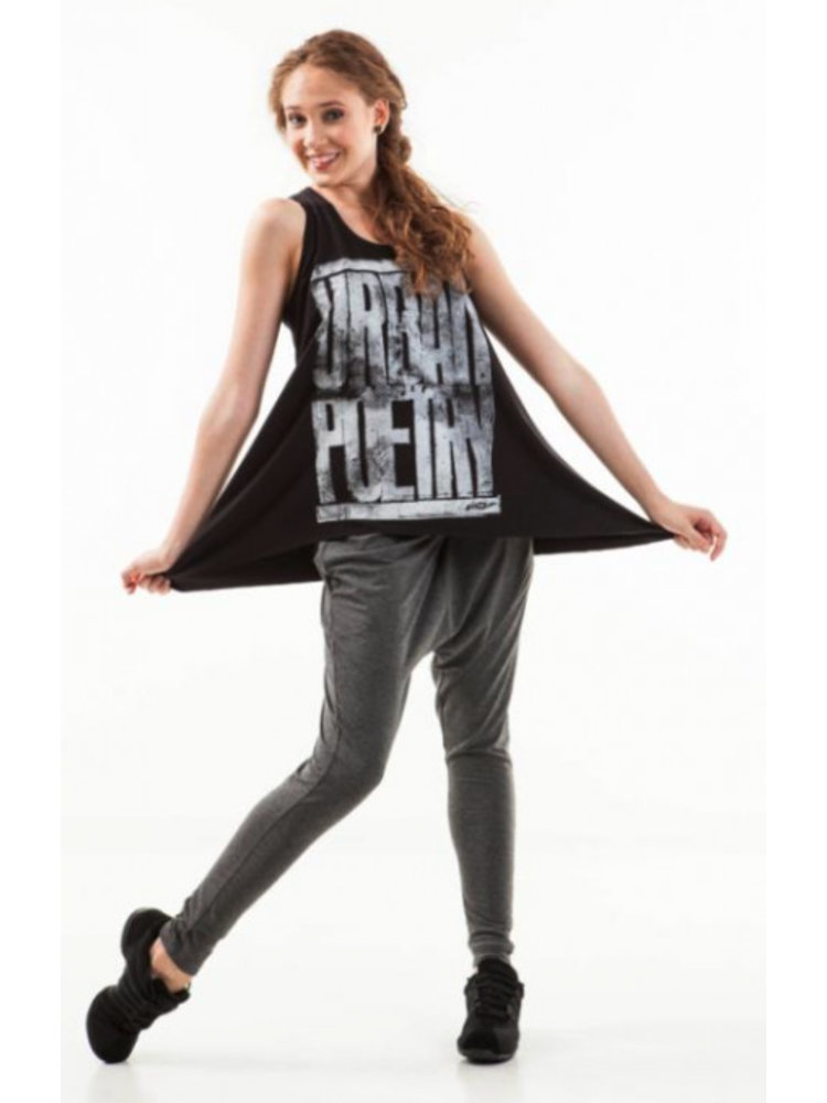 Skazz Urban Dance top donkergrijs