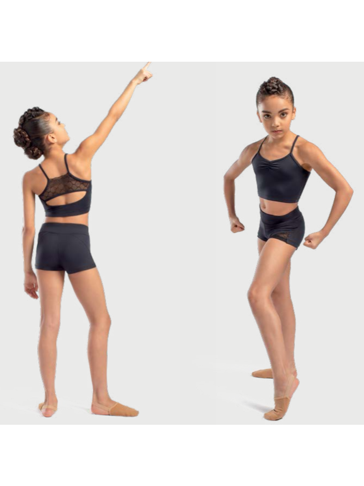 So Danca Dansshort / dansbroekje zwart Diamond Lace 12-14 jaar