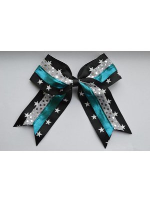 Cheerleader haarstrik metallic star