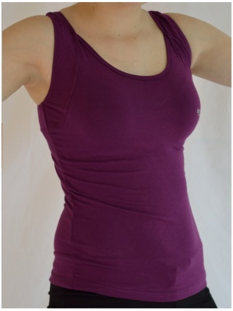 Dansgirl Dans top aubergine