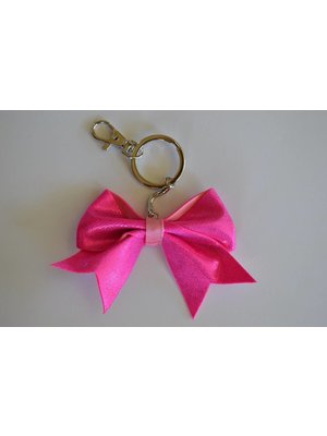 Sleutelhanger Cheer bow roze